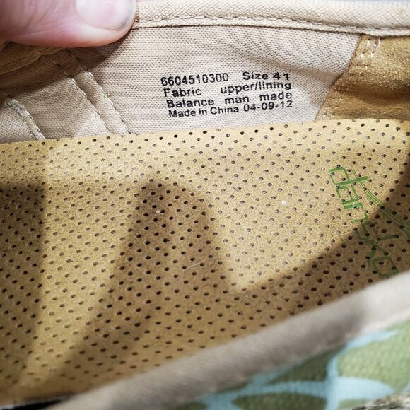 Dansko Women's Victoria Vegan Green Grass Canvas Classic Clogs Sz 41 US 10.5-11 - Picture 9 of 15